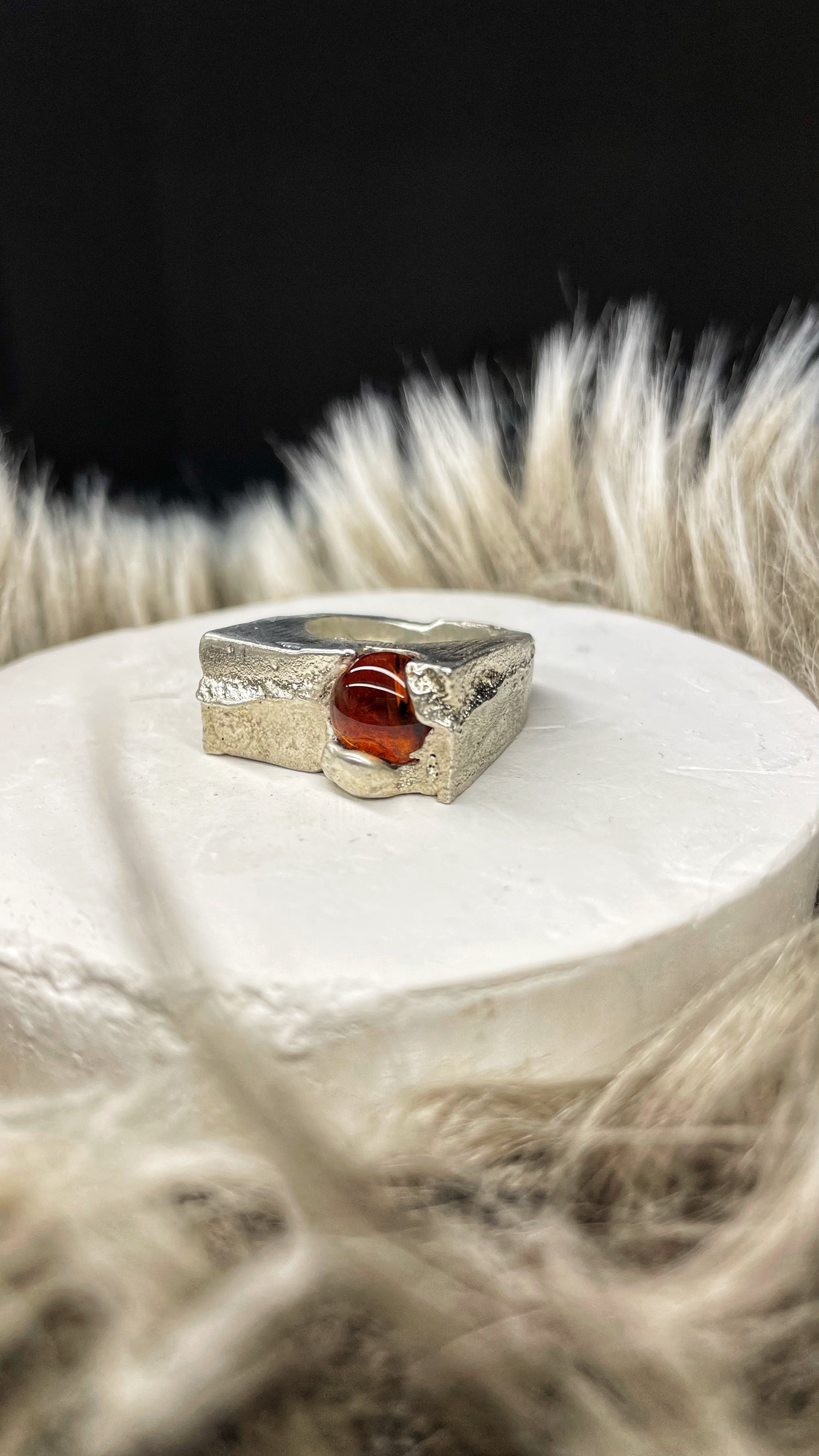 Sterling zilver met glas