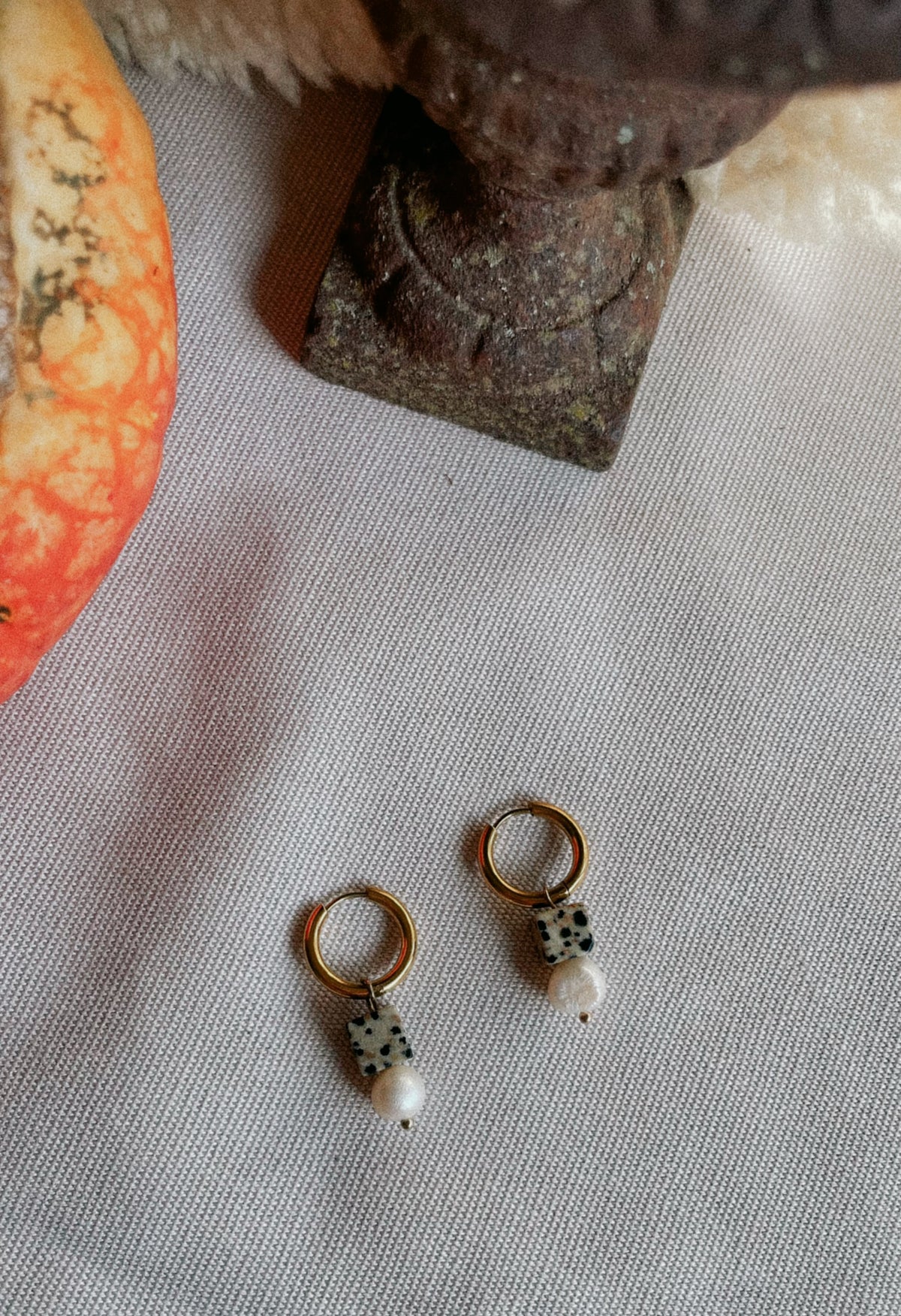 Labradorite & pearl