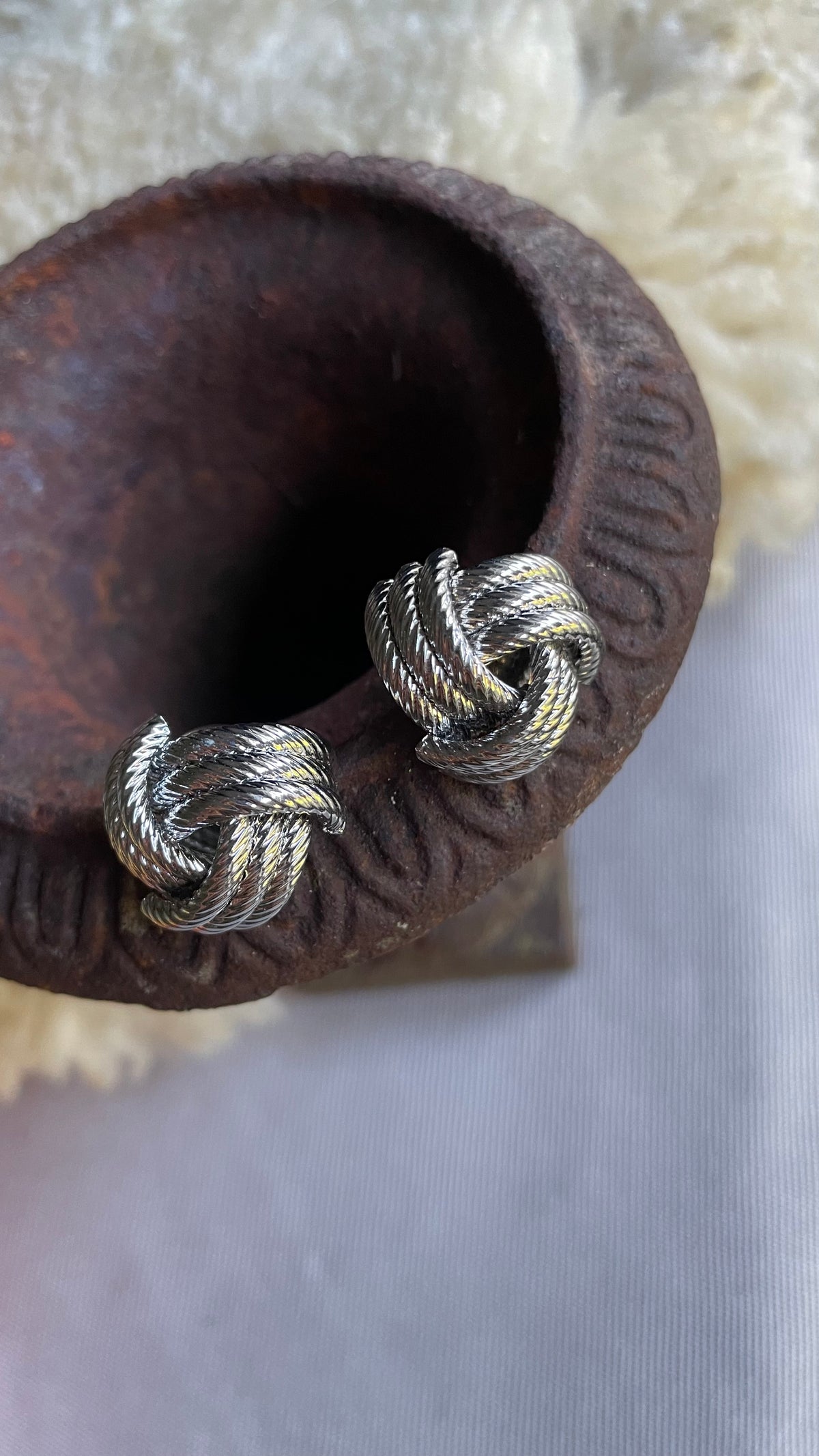 Silver studs classic