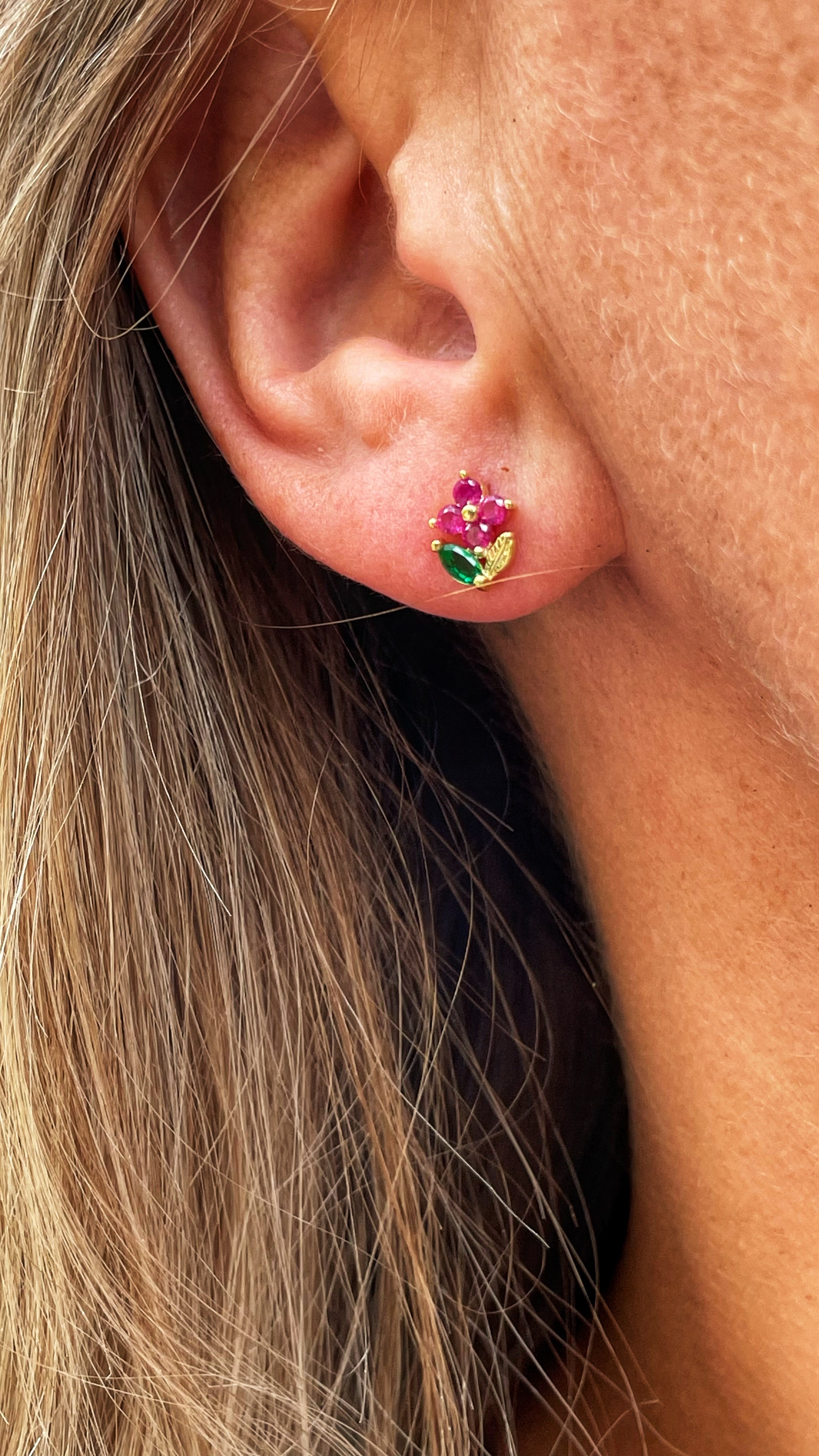 Mini flower per stuk goud