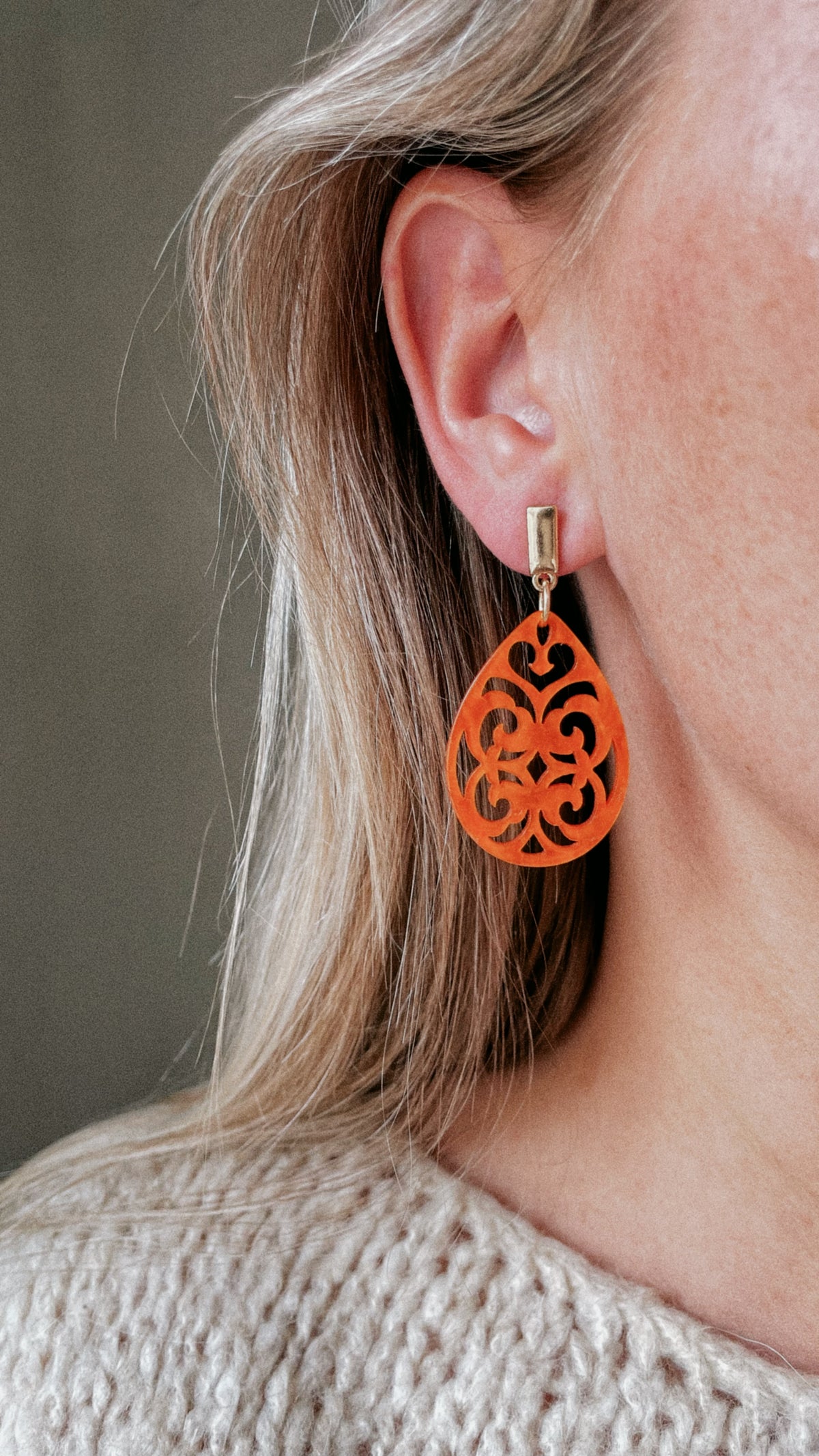 Orange hanger