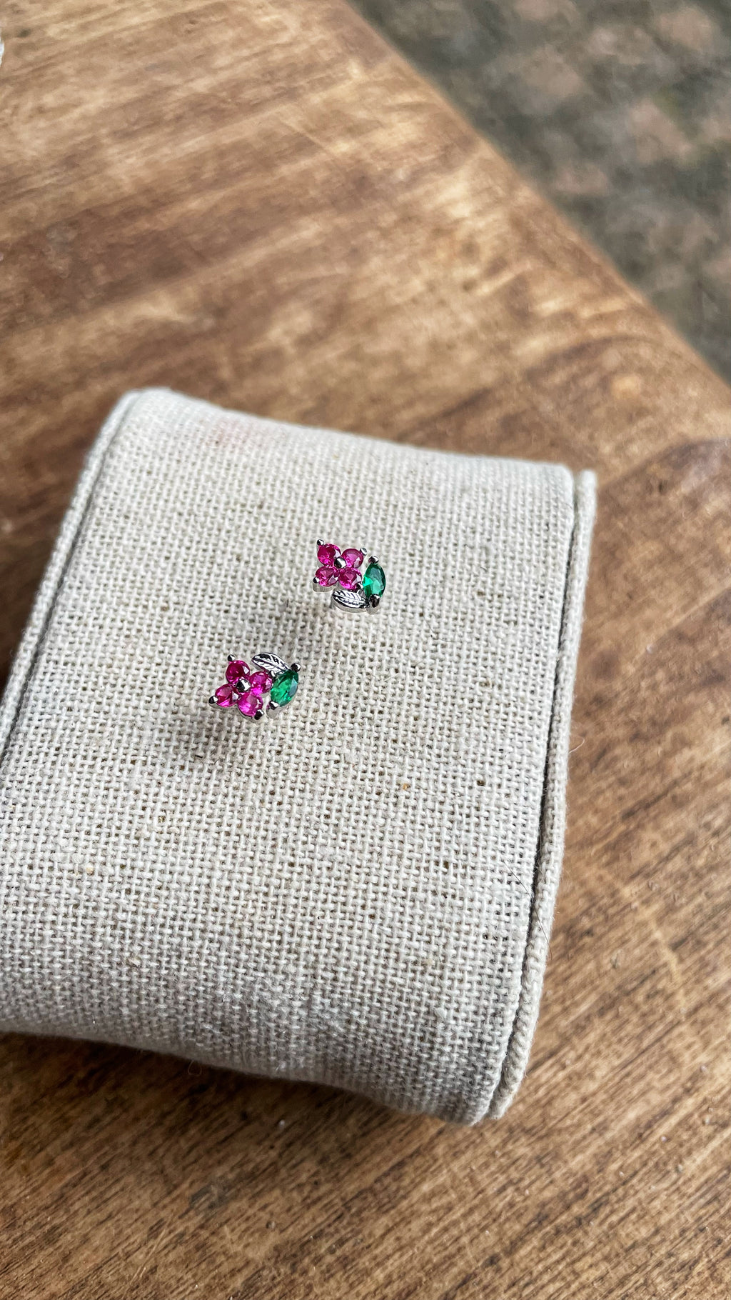 Mini flowers per stuk zilver